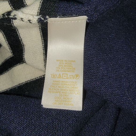 Kate Spade New York Amari Wool Blend Sweater Size M Stripe - Picture 9 of 11